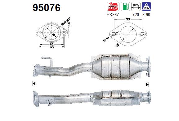 AS 95076 Catalizzatore