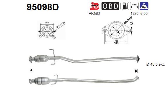 AS 95098D Catalizzatore