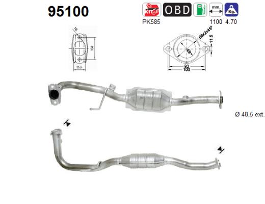 AS 95100 Catalizzatore