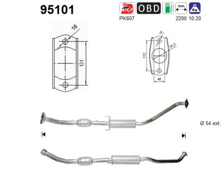 AS 95101 Catalizzatore