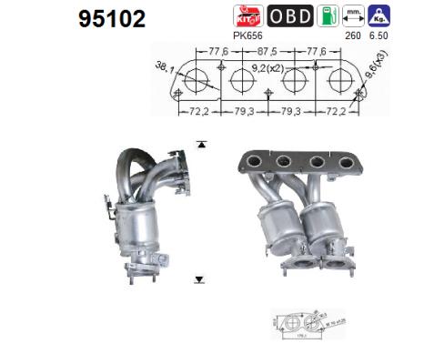 AS 95102 Catalizzatore