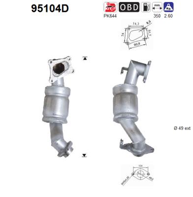 AS 95104D Catalizzatore