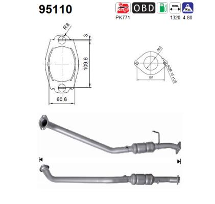 AS 95110 Catalizzatore