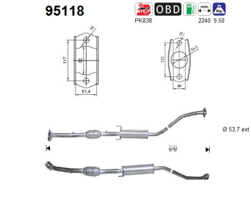 AS 95118 Catalizzatore