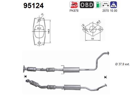 AS 95124 Catalizzatore