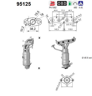 AS 95125 Catalizzatore