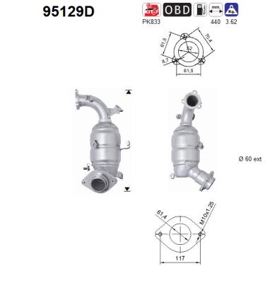 AS 95129D Catalizzatore