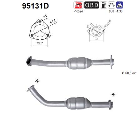 AS 95131D Catalizzatore