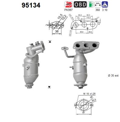 AS 95134 Catalizzatore