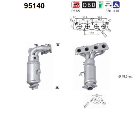 AS 95140 Catalizzatore
