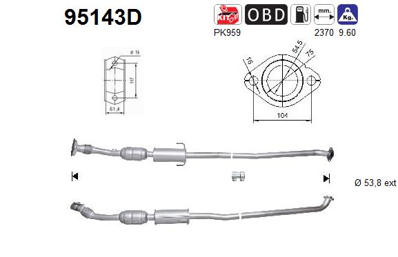 AS 95143D Catalizzatore