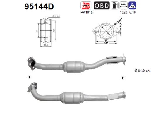 AS 95144D Catalizzatore