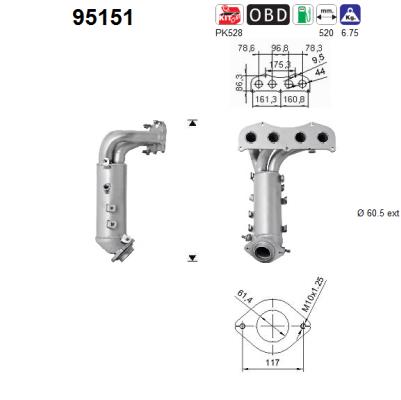 AS 95151 Catalizzatore