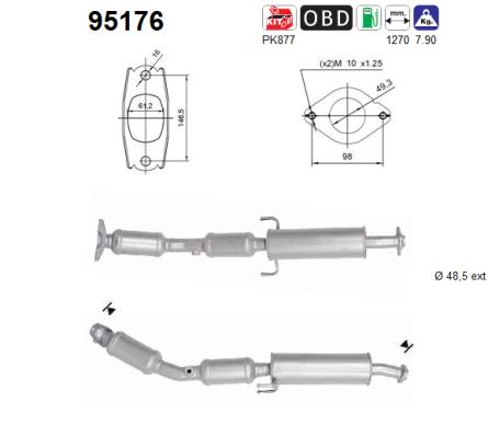 AS 95176 Catalizzatore