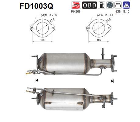 AS FD1003Q Filtro...