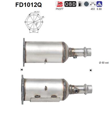 AS FD1012Q Filtro...