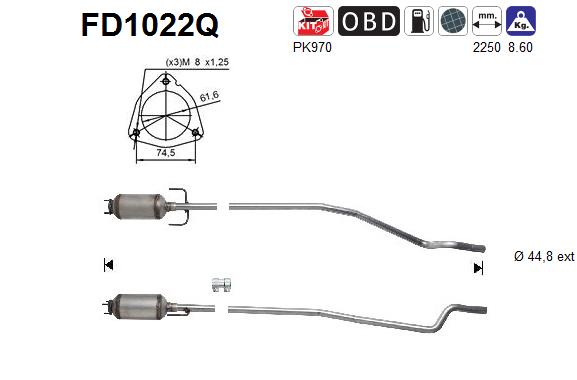 AS FD1022Q Filtro...