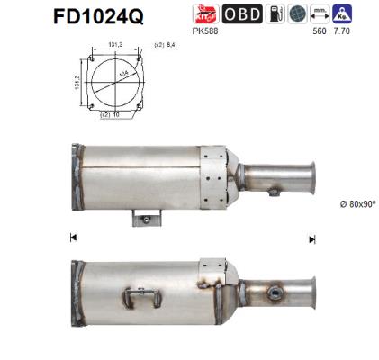 AS FD1024Q Filtro...