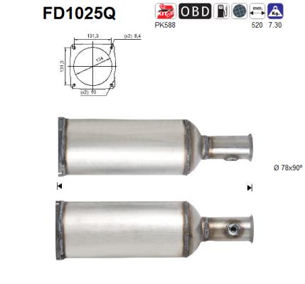 AS FD1025Q Filtro...