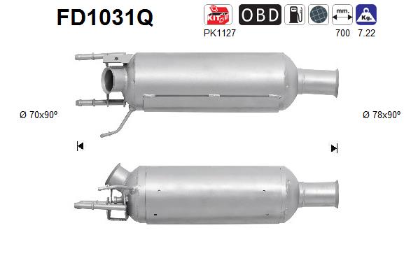 AS FD1031Q Filtro...