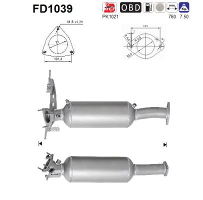 AS FD1039 Filtro...
