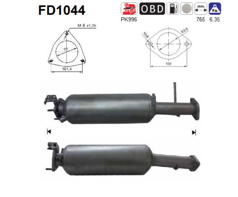 AS FD1044 Filtro...