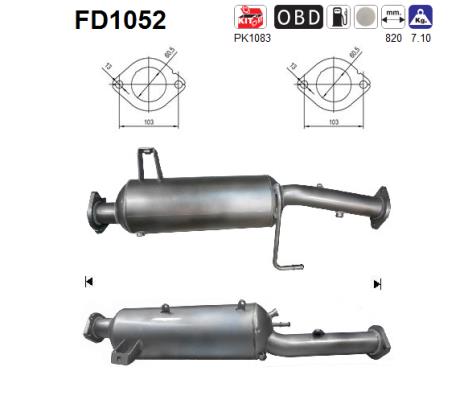 AS FD1052 Filtro...
