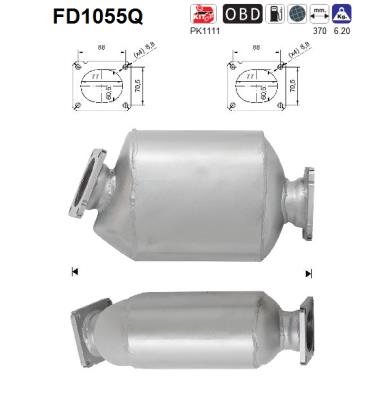 AS FD1055Q Filtro...