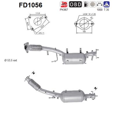 AS FD1056 Filtro...