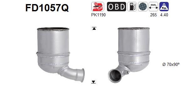 AS FD1057Q Filtro...