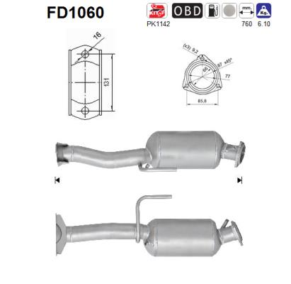 AS FD1060 Filtro...