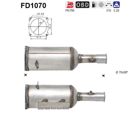 AS FD1070 Filtro...