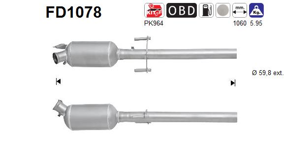 AS FD1078 Filtro...