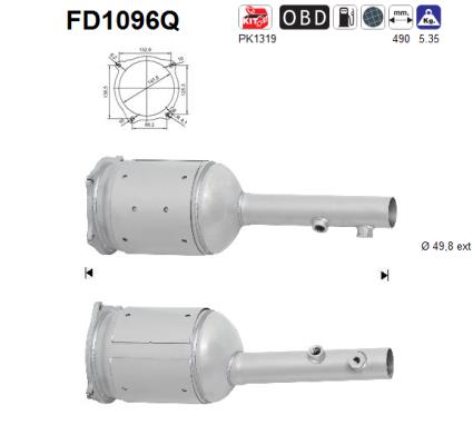 AS FD1096Q Filtro...