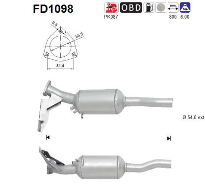 AS FD1098 Filtro...