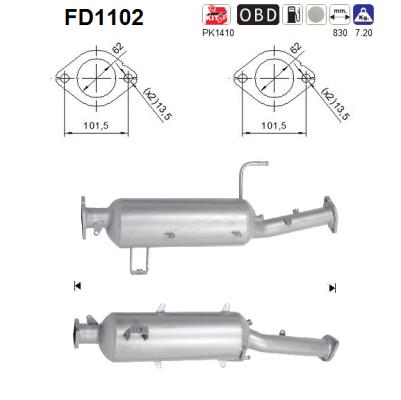 AS FD1102 Filtro...