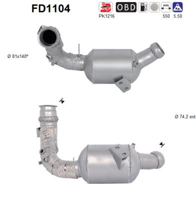 AS FD1104 Filtro...