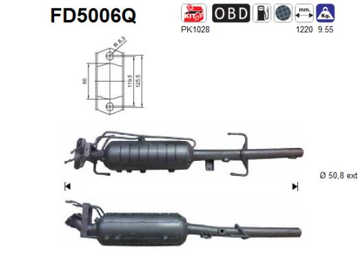 AS FD5006Q Filtro...