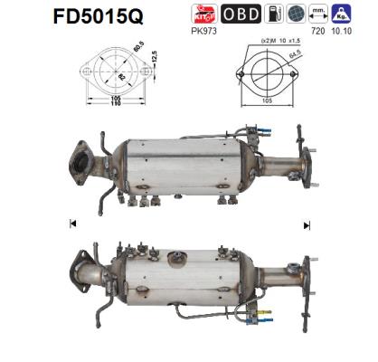 AS FD5015Q Filtro...