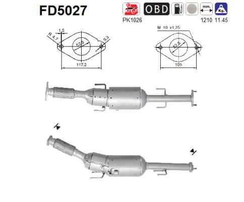 AS FD5027 Filtro...