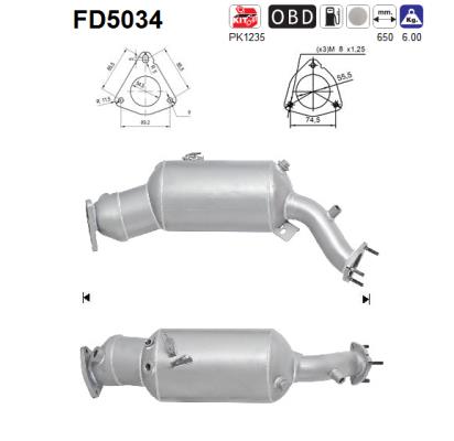AS FD5034 Filtro...
