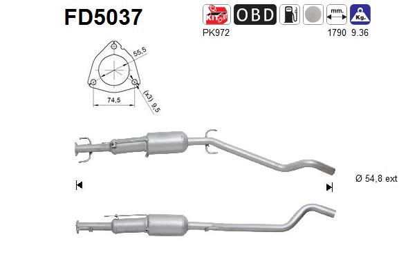 AS FD5037 Filtro...