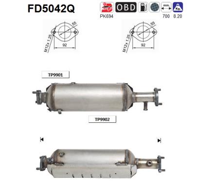 AS FD5042Q Filtro...