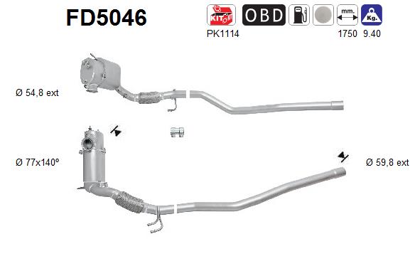 AS FD5046 Filtro...
