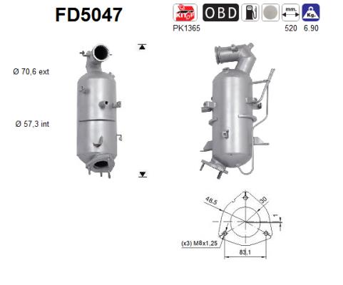 AS FD5047 Filtro...