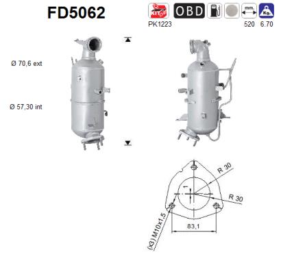 AS FD5062 Filtro...