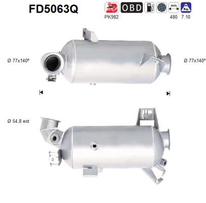 AS FD5063Q Filtro...