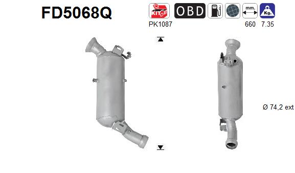 AS FD5068Q Filtro...