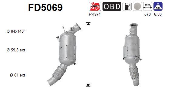 AS FD5069 Filtro...
