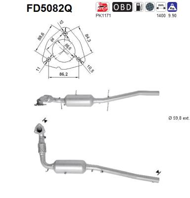 AS FD5082Q Filtro...